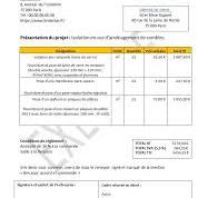 devis isolation combles