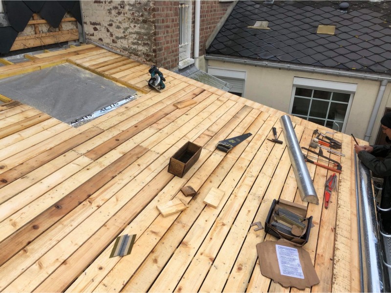 toiture bac acier avec isolant