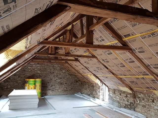 isolation des rampants