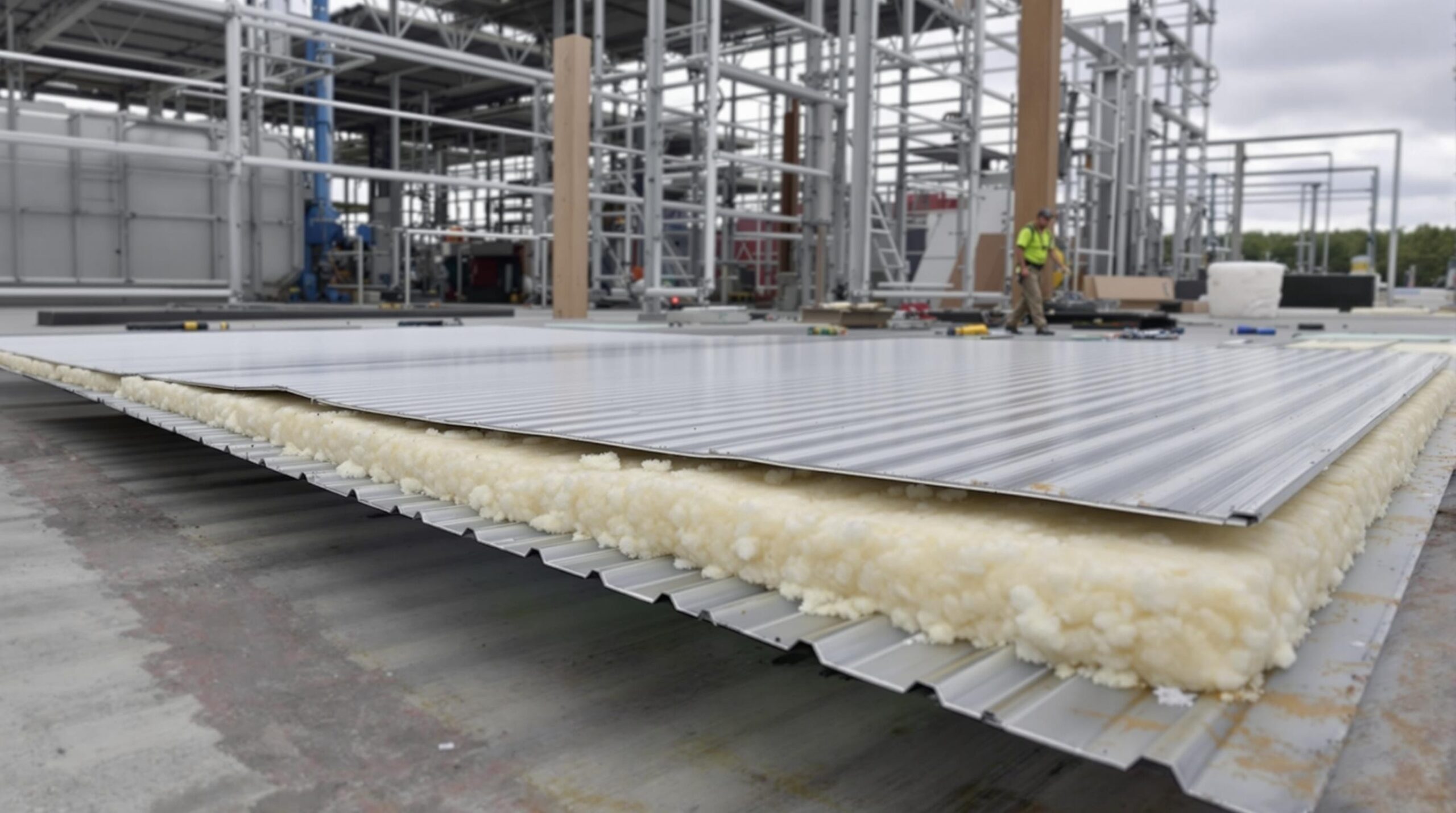 isoler une toiture en bac acier